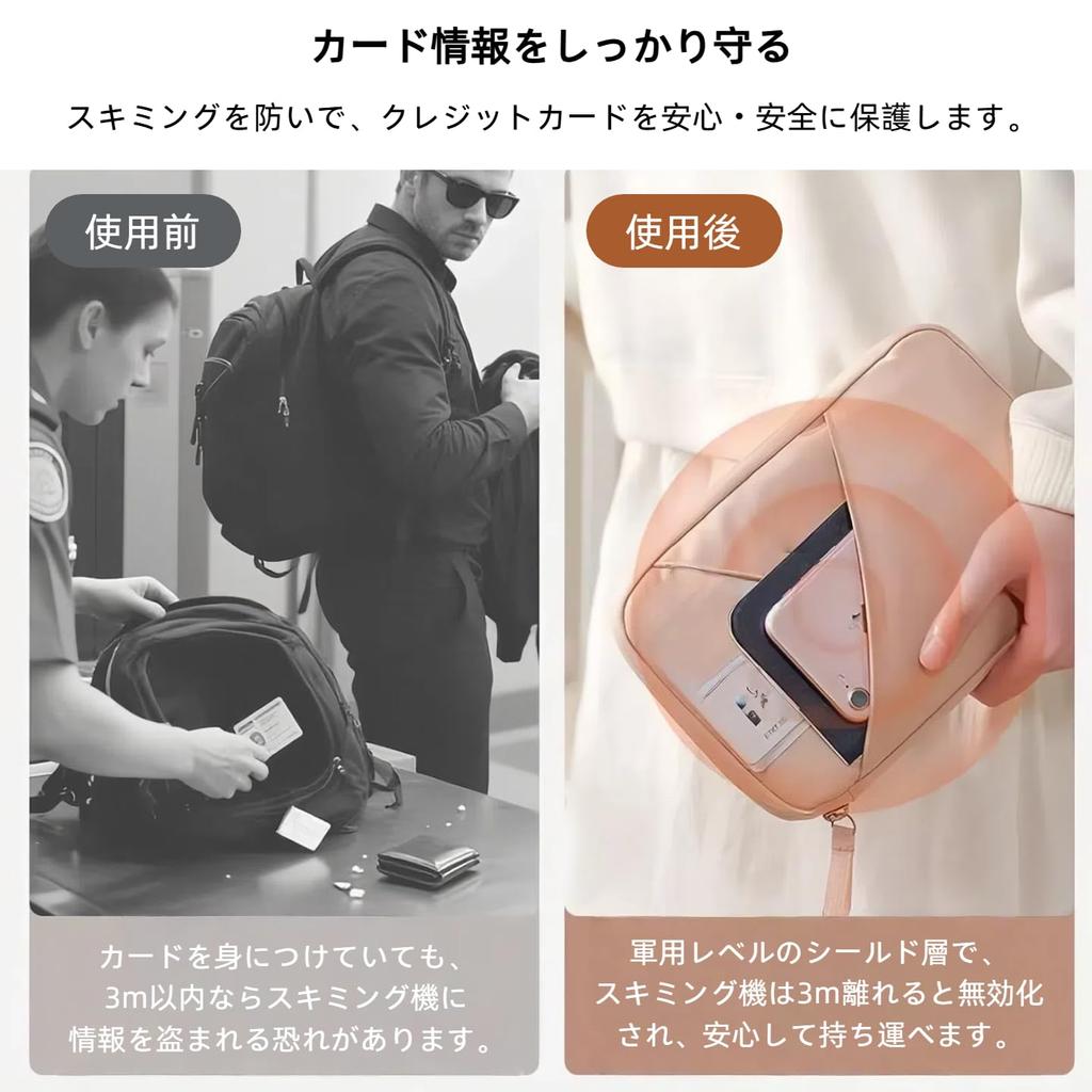 Passport Neck Passport Hospital Medicine Book Case [MiLifeStyle] Case, Hanging, Anti-Skimming, Security, Pouch, Lightweight, Waterproof, Cute, Travel,