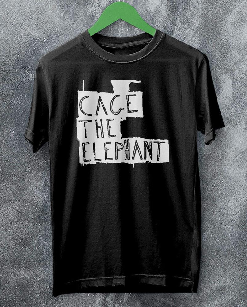 

BASIC SHIRT Cage the Elephant band black Tshirt Unisex S5Xl X023 Unisex T-Shirt L