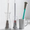 Bottle Brush With Long Handle For Household Glassware And Bottle Cleaning Pp Material