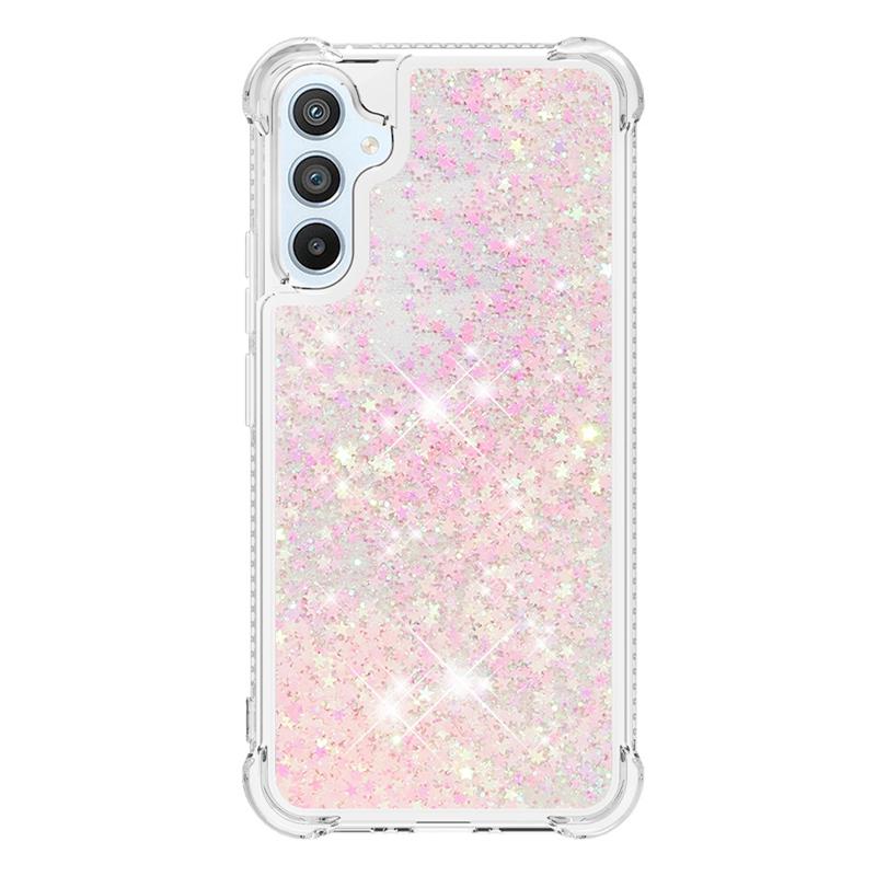 Custodia A54 A34 A14 5G Cartone Animato Glitter Sabbia Mobile Liquida Per Samsung Galaxy A54 A34 A14 5G A24 A04S A 04 A04E Custodia per Telefono Funda