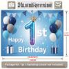 First Birthday Banner, Christmas Halloween Photo Backdrop Wall Decor for Party