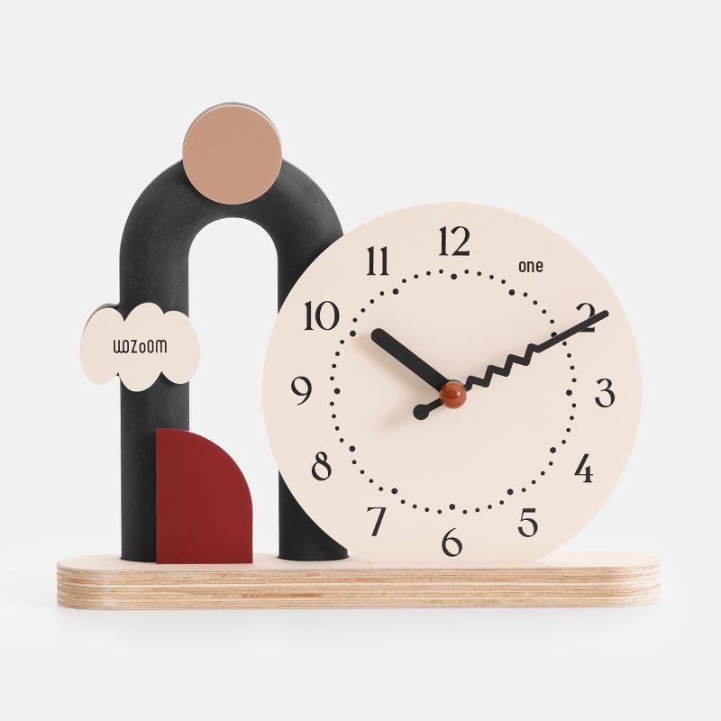 Wozoom House Creative Deco Table Ornament - Living Room & Entryway Clock