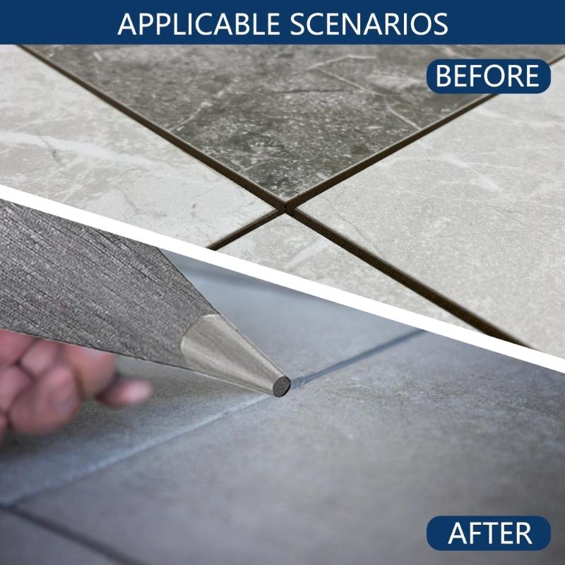 Strong Synthetic Leather Grout Bag with Steel Funnel Ergonomic Handle for Efficient Tile Grouting & Mortars Application