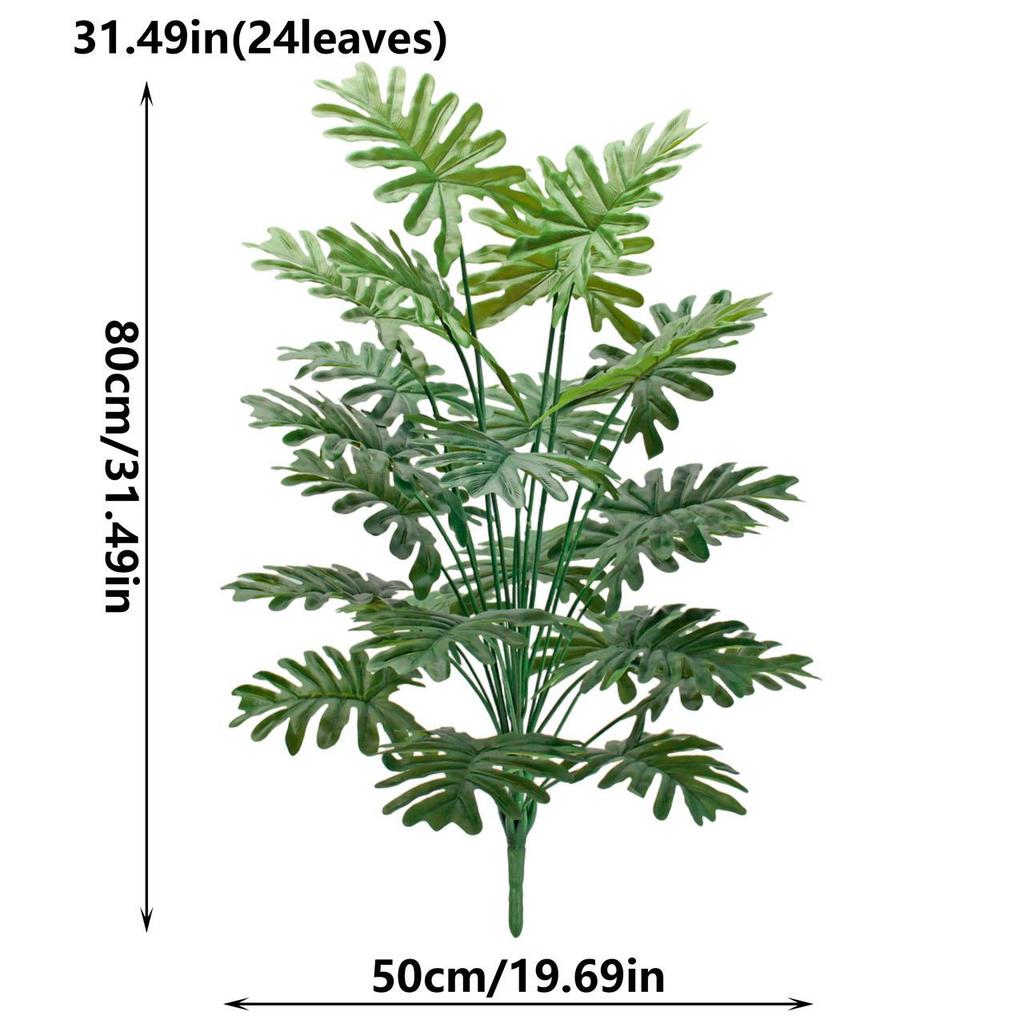 High Simulation Artificial Green Plants for Indoor and Outdoor Decoration - Perfect for Living Room and Garden
