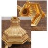 Europäischer Luxus Goldener Kerzenständer Klassische Reliefskulptur Kerzenhalter Hochzeitsmittelstücke Heim Esszimmertisch Dekorationen