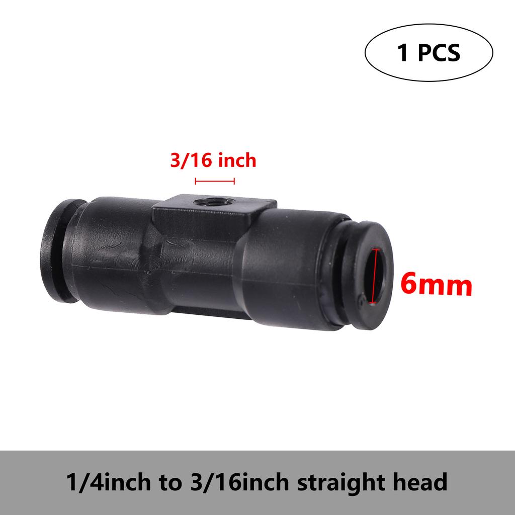 0.2/0.3/0.4/0.5mm Brass Spray Nozzle Atomizing Nozzle Kit for Cooling System 1/4" Tube Low Pressure Garden Yard Atomizing Nozzle