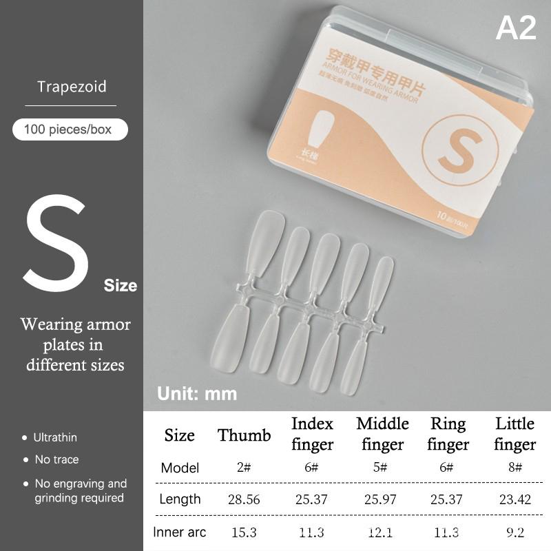 100Pcs/Box Matte Fake Nails No Polishing Press On False Nails Medium Short Design High Matt Soft Gel Nail Tips For Extension