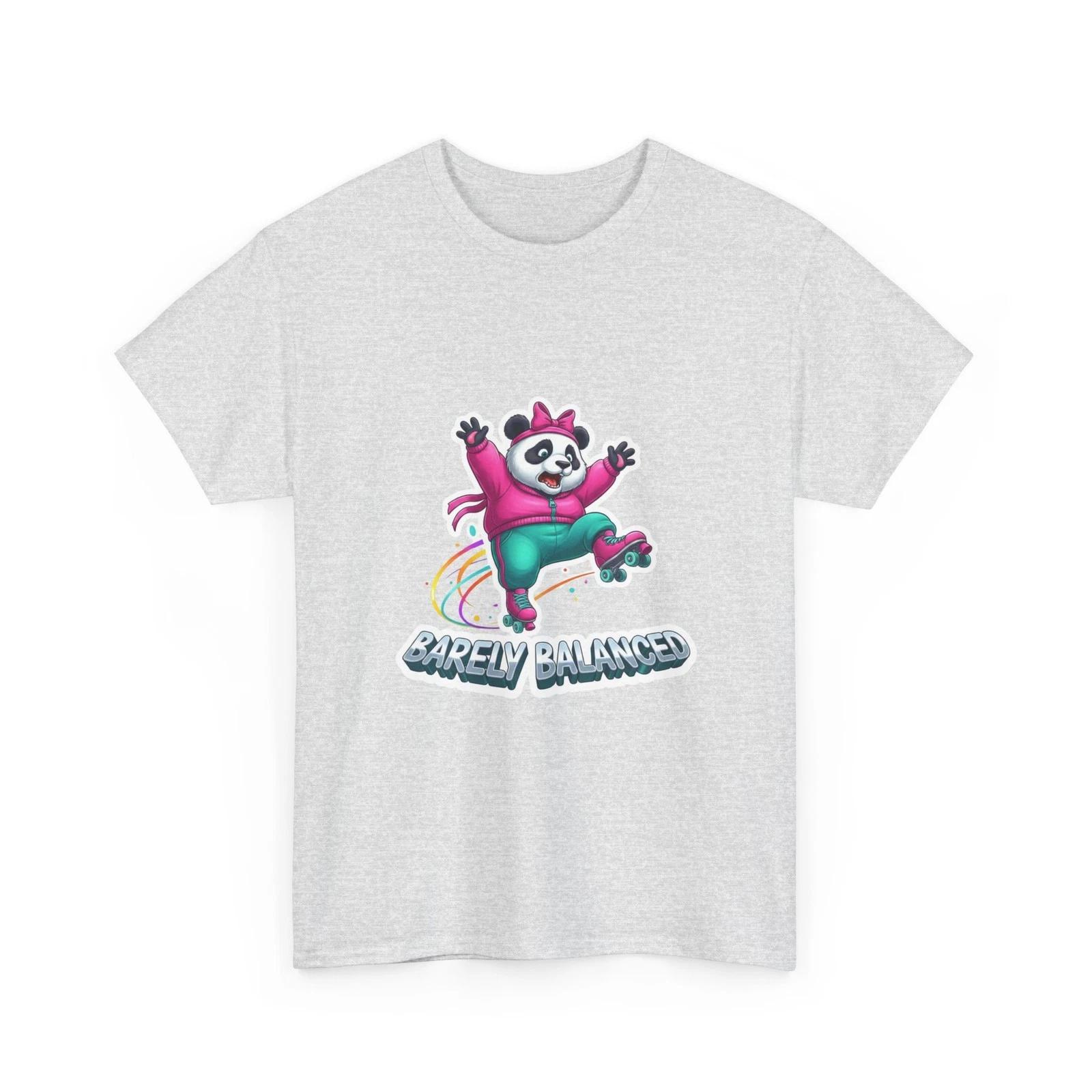 Skating Panda Tee | Cute Panda TShirt Animal, Funny TShirt, Cotton TShirt, Gift M
