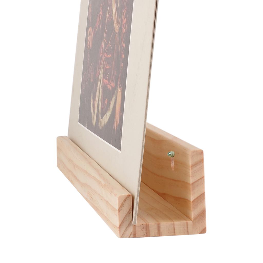 Phonograph Record Holder Pine Wood Wall Mount Storage Rack Phonograph Albums Storage Organizer Book