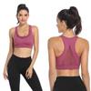 Women's Zipper Bra Sports Underwear Shockproof Running Large Size Fat Mm High-intensity Yoga Vest Seamless Gathering Fitness Bra Push Up Bra Top