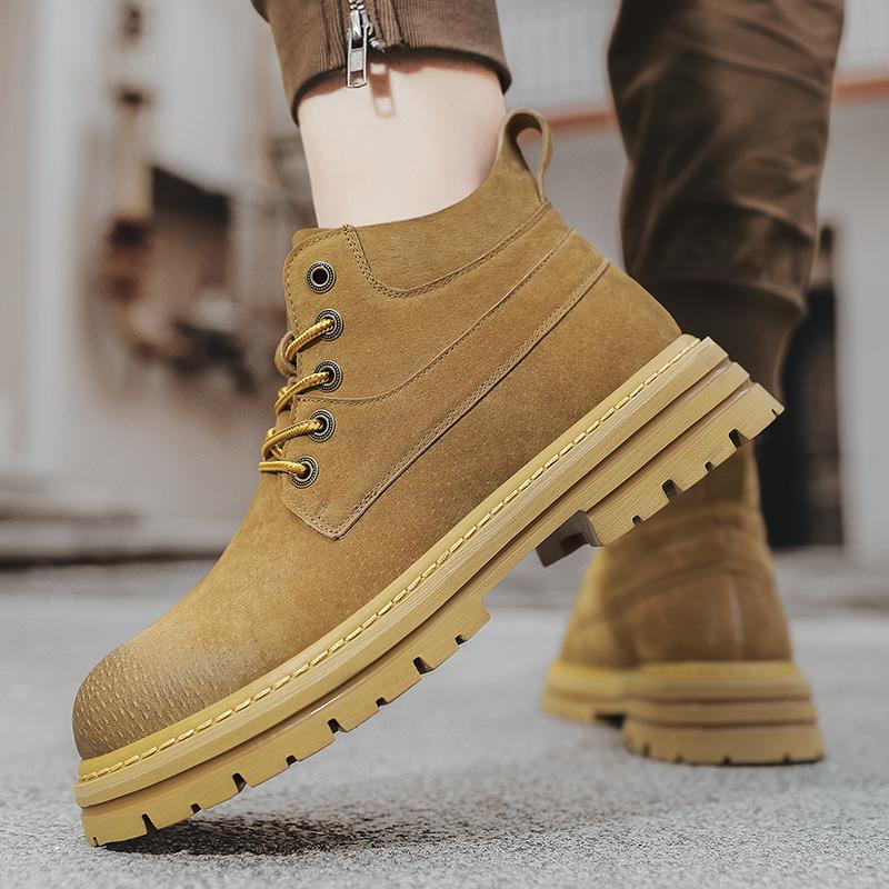 Hot selling men's short boots Trendy street style Outdoor Fashion Party Daily office adult high-quality Autumn and Winter shoes