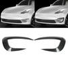 2 Pcs Front Fog Light Trim Cover Eyebrow Frame Bumper Spoiler Trim Replacement for     2020 to 2023