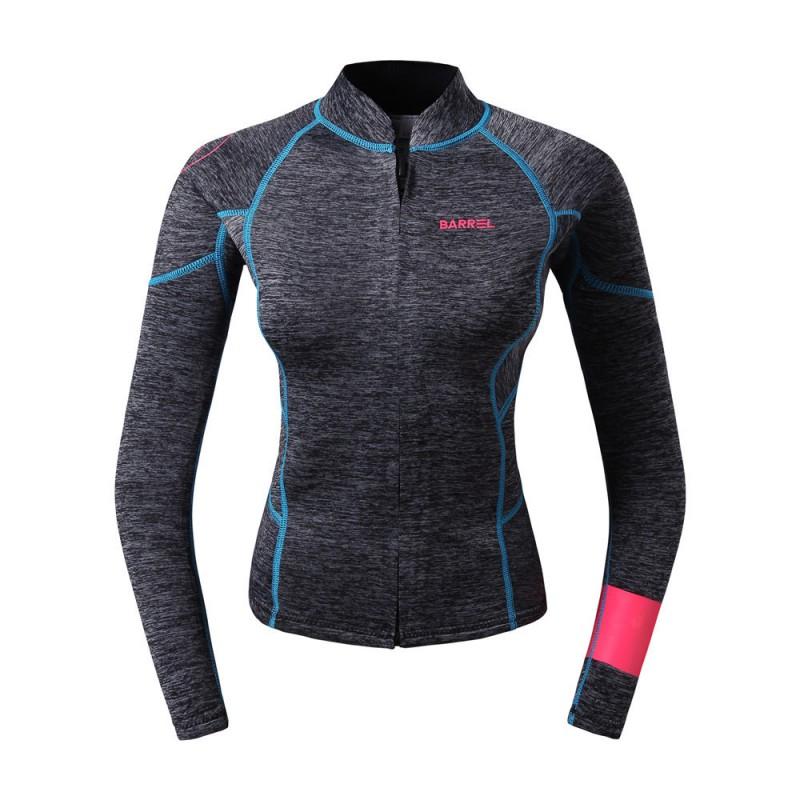 Damen Neopren-Wetsuit Set 2mm Tauchen Schnorcheln Schwimmen Wärme UV-Schutz