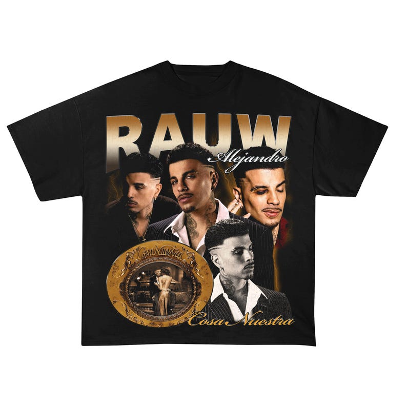 

2026 Rauw Alejandro Concert Fan Unisex T-Shirt, Rauw Alejandro Cosa Nuestra Tour Unisex T-Shirt L