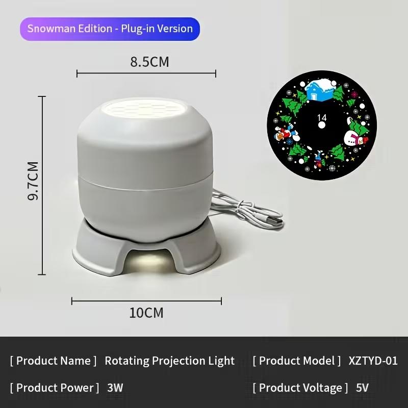LED Ocean Projector Light 360° Rotating Dynamic Night Light USB Powered Ambient Lamp Decorative Lighting for Game,Living Room