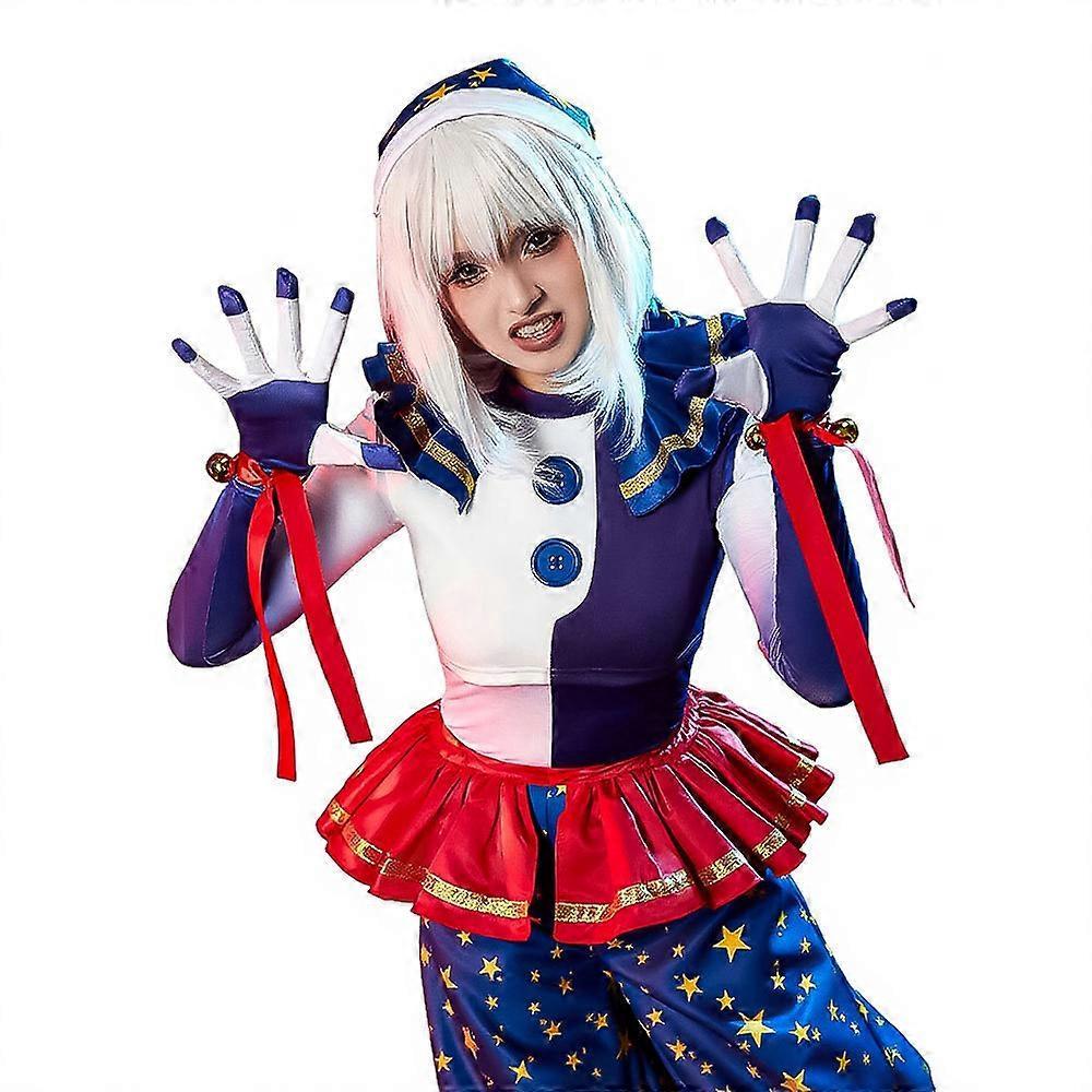 Joker Cosplay Kostüm Komplettset Halloween Cosplay Outfit Streetwear Anime Spielfigur Rollenspiel