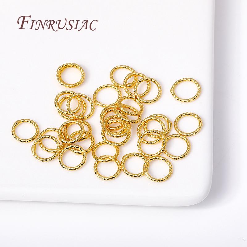 6/8/10/12MM Runde Verdrehte Geschlossene Ringverbinder Für DIY Schmuckherstellung Zubehör Zubehör für Schmuck Großhandel