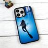 Scuba Diving Dive Phone Case For iPhone17,16,15,14,13,12,11 Plus,Pro Magnetic For Magsafe Wireless Charging