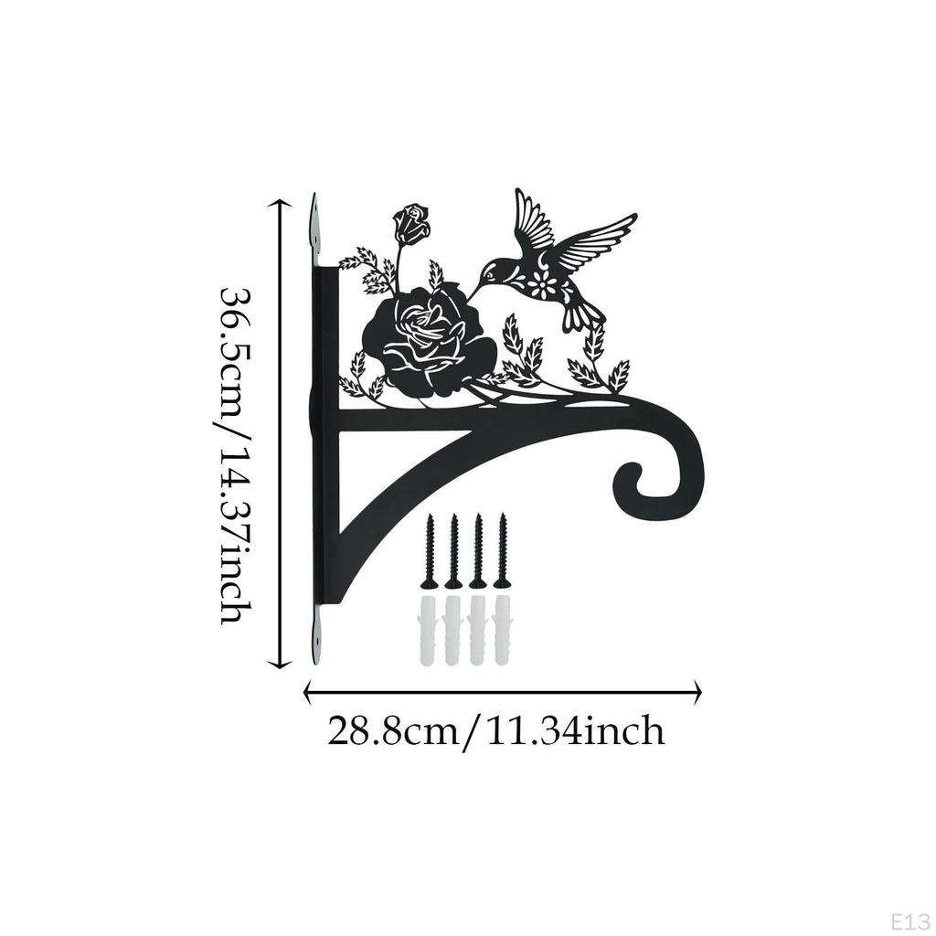 Wall Mount Plant Hanger Hanging Basket Multipurpose with Screws for Cabin