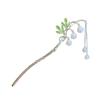 Drip Oil  Metal Hair Sticks Fashion Lily Of The Valley Flower Hair Clips Hairpins Bell Orchid Hair Chopsticks Headwear