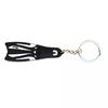 1Pc Dive Fin Key Holder Diver Keyring Unique Diving Fin Keychain Silicone Flipper Pendant Keyring for Water Sport Fans