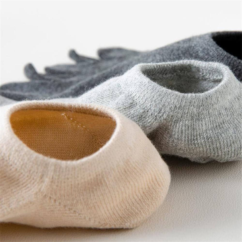 5 Paires Chaussettes Cinq Doigts Homme Blanches Respirantes Courtes Cheville Chaussettes Orteils Sports Course Couleur Unie Noir Gris Chaussettes Homme