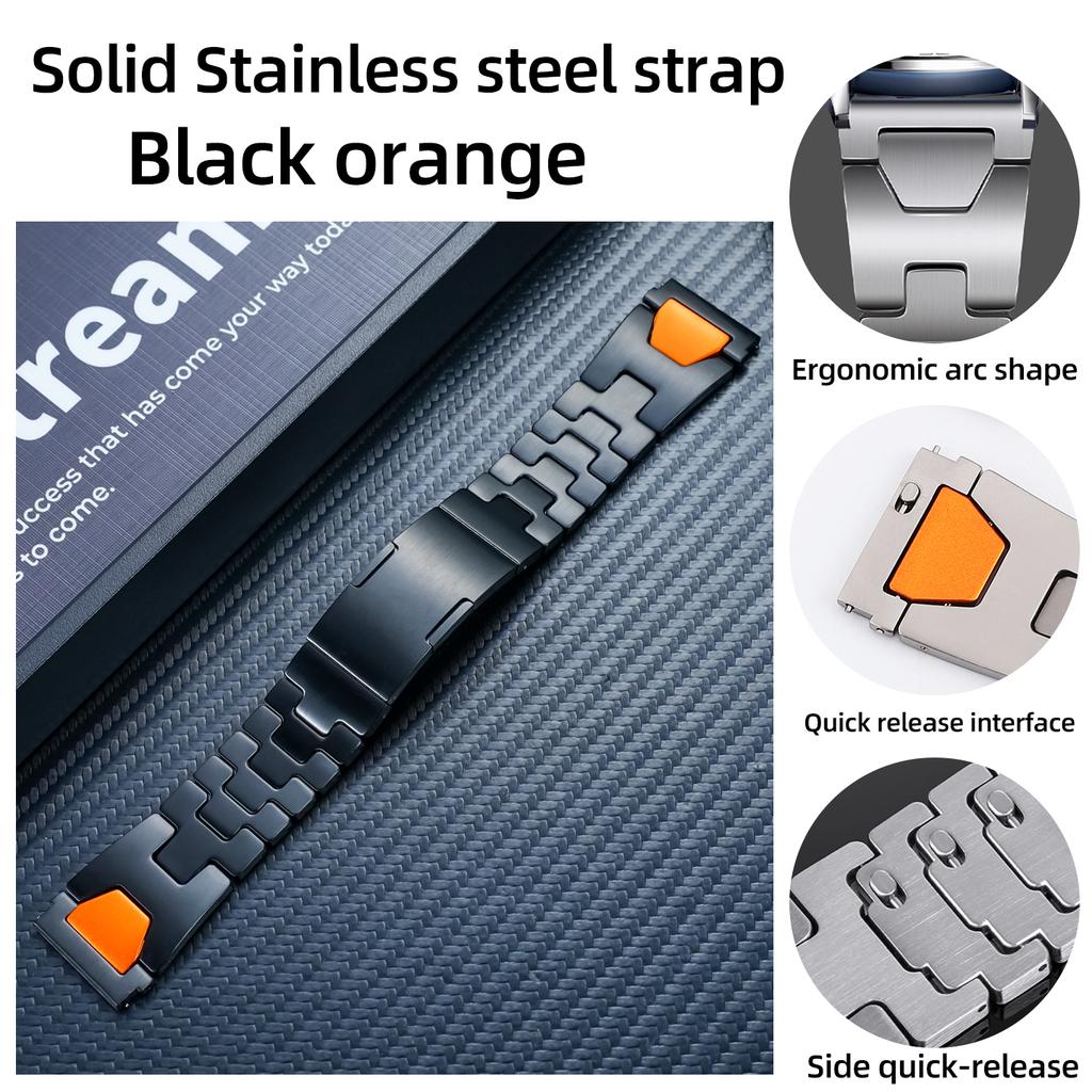 For HUAWEI WATCH GT6 Pro 46mm Stainless Steel strap 22mm Quick release Metal Bracelet GT5 pro GT5 GT4 GT3 GT2 watch band Men