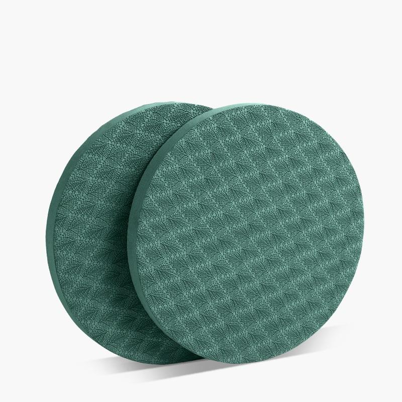 2Pcs Thick Exercise Mat Yoga Knee Pads Balance Pad Fitness Mat Foam For Exercise Ddyj02