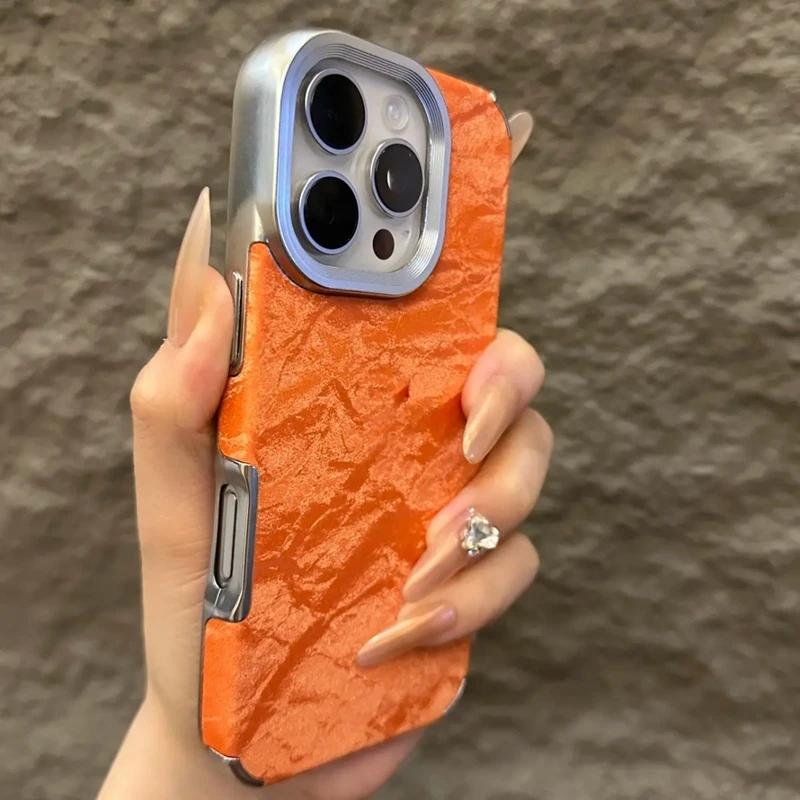 Soft Silicone Leather Snow Mountain Pattern Phone Case For iPhone 11 12 13 14 15 16 17 Pro Max Plus Shockproof Bumper Cover