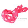20pcs Heatless Hair Curler Soft Folding DIY Sponge Hair Styling Rollers for Sleeping Rose Red