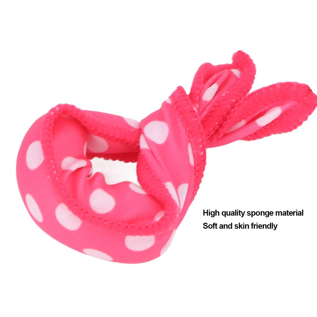 20pcs Heatless Hair Curler Soft Folding DIY Sponge Hair Styling Rollers for Sleeping Rose Red