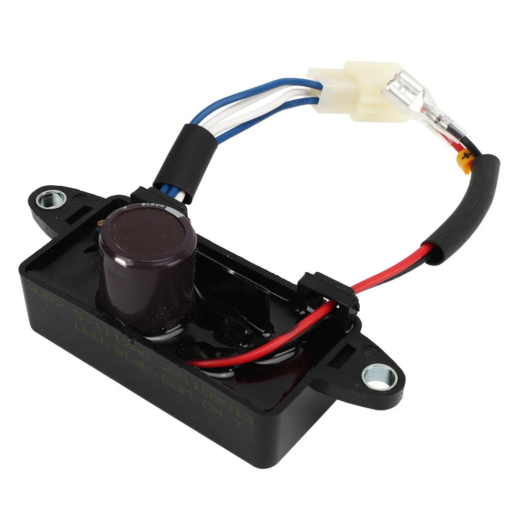 Automatic Voltage Regulator Rectifier Single Phase 6 Wire Genset Parts for 1‑3kw Gasoline Generator 250V 220UF