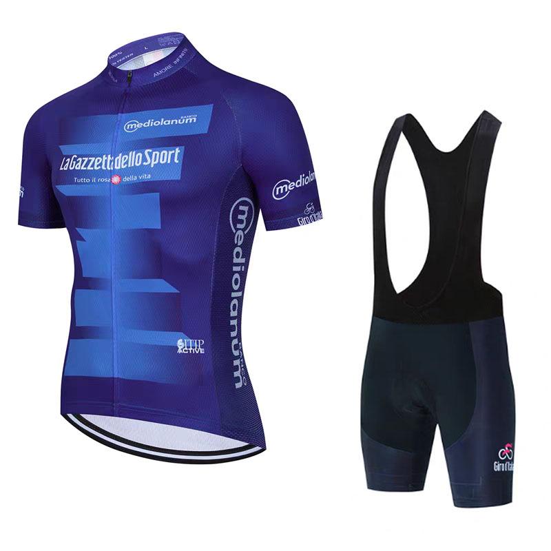 Sykkeltrøye Sommer Kortarmet Hurtigtørkende Pustende Sykkeldresssett Høy Stretch Bib Tettsittende Sportsskjorte