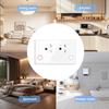 Graffiti Smart WiFi Socket with Power Stats, Tempered Glass Panel, Thai & Vietnamese Standard, Alexa Compatible