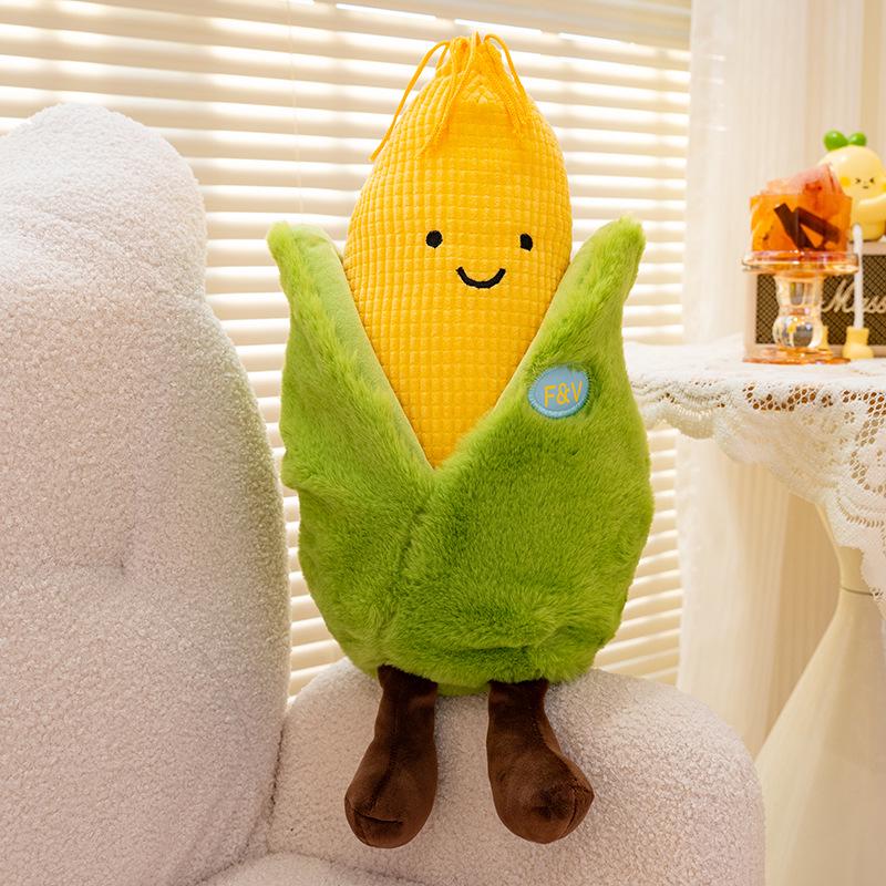 Fruit Series Plush Dolls: Interactive Educational Toys & Cartoon Throw Pillows for Children