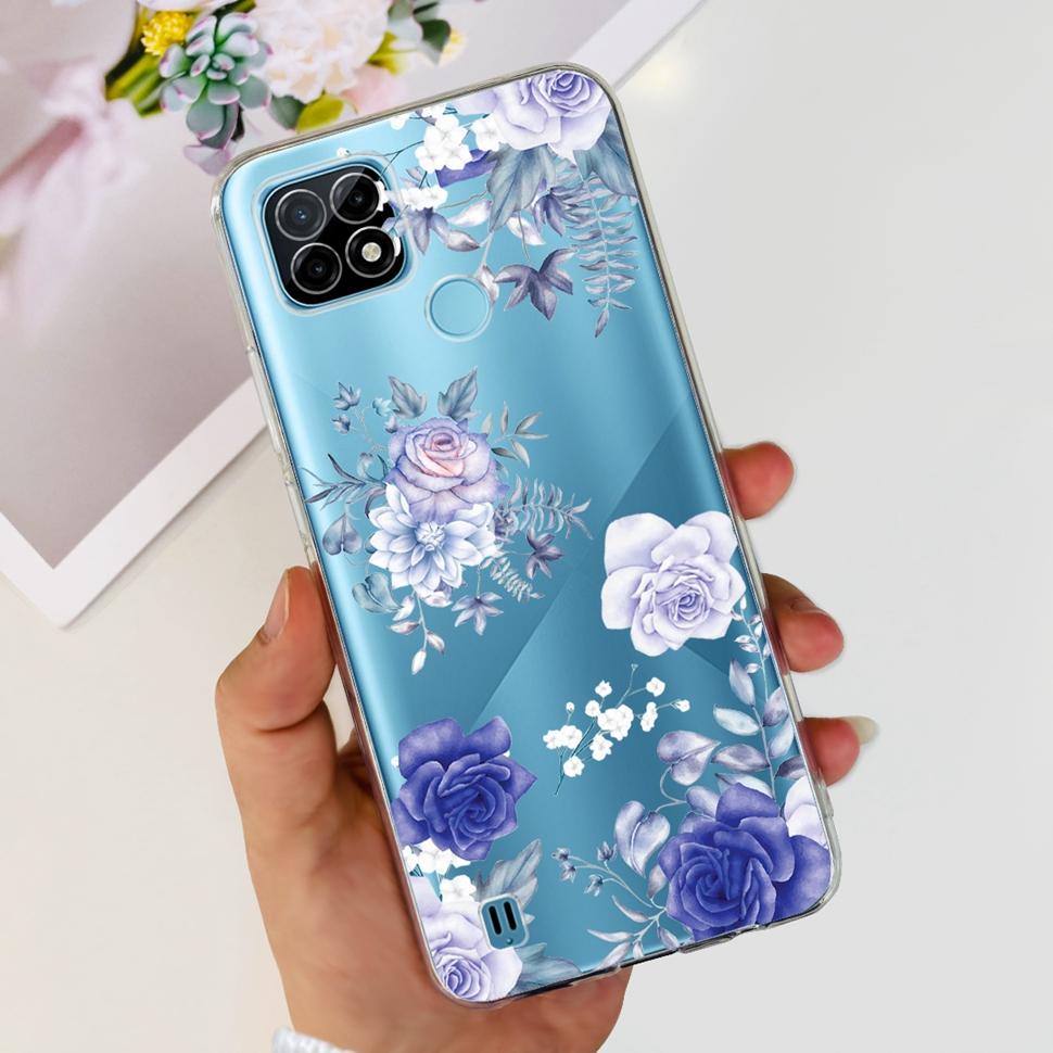 For Realme C21Y Case RMX3261  RMX3263 Cute Cartoon Cover Soft Silicone Phone Case For Realme C 21Y C21Y Bumper