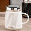 Opening Small Gift with Lid Mirror Cup Couple Office Mug Ins Fengshui Cup Souvenir Business Cup