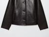 Dual-Sided Faux Leather Reversible Jacket for Women