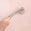 17 Pcs Leather Tools DIY Hand Stitching Kit with Groover Awl Waxed Thimble Thread for Sewing