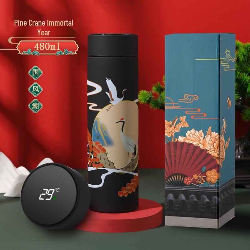 Smart Insulated 304 Stainless Steel Business Cup Gift Set with Printable Logo Anti-Scald Design