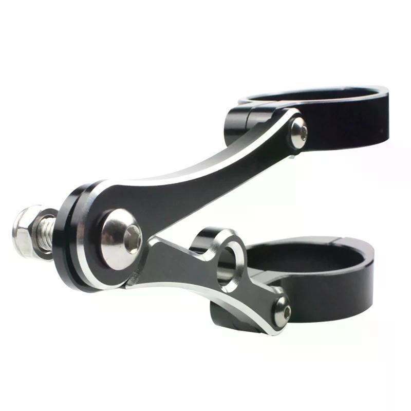 Motorcycle Headlight Bracket Mount Clamp 39mm-41mm CNC Fork Tube Spotlight Holder For Harley Cafe Racer Chopper Bobber Universal
