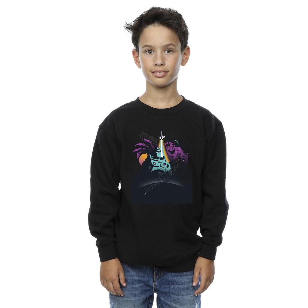 Disney Boys Lightyear Buzz And Zurg Sweatshirt