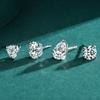 Tancise 925 Sterling Silver Zircon Earrings Drop Earrings For Women Wedding Party Gifts
