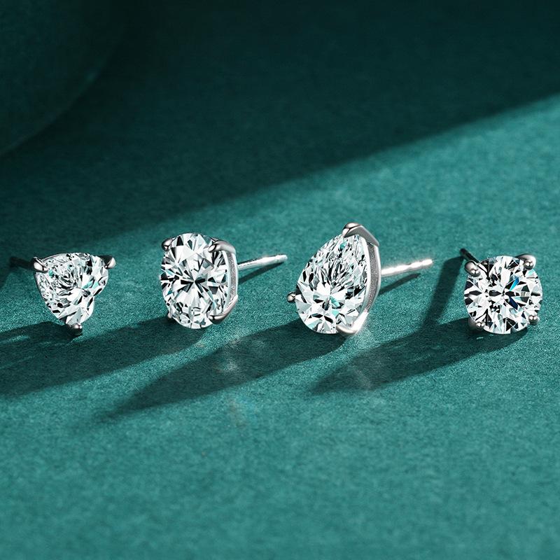 Tancise 925 Sterling Silver Zircon Earrings Drop Earrings For Women Wedding Party Gifts
