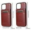Magnetic Flip Mobile Cover for Phone 16 Series Leather Flip Wallet Case Kickstand Phone Case Covers