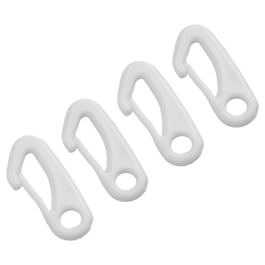 Clips Hook Clips Garden Nylon Injection Molding Plastic Flag Button White Curtains Flagpole Accessories Anti-UV