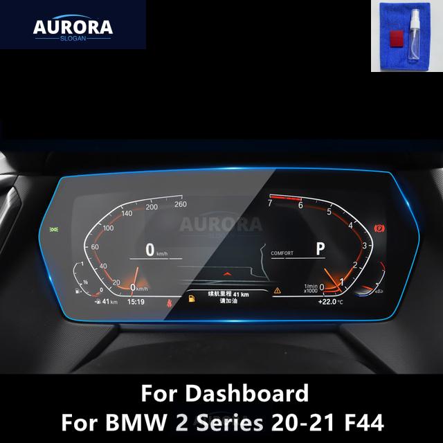 For BMW 2 Series 20-21 F44 Dashboard,Navigation Screen Transparent TPU Protective Film Anti-scratch Repair Film AccessoriesRefit