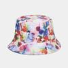 Summer Sun Hat, Men'S And Women'S Small Floral Pattern Double-Sided Fisherman Hat, Beach Travel Outdoor Fisherman Hat