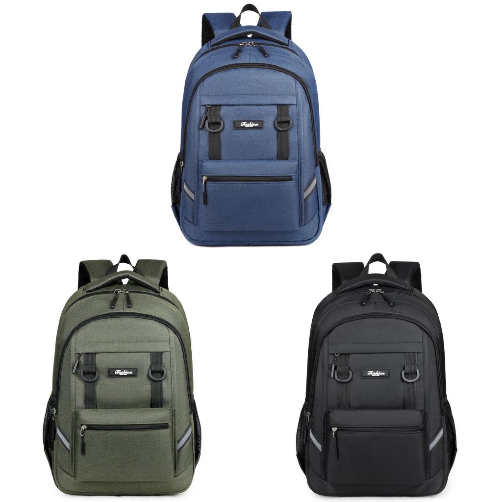 Oxford Fabric Casual Backpack With Spine Protection For Students And Travelers