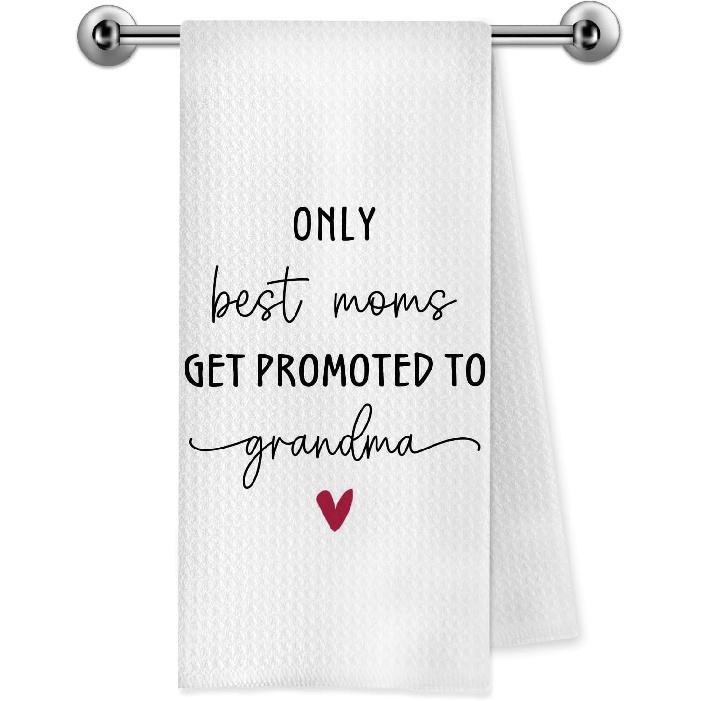 Bisnonna Great Grandma Gifts Kitchen Towels, Pregnancy Baby Announcement for Nonna Grandma, Gifts for Great Grandmother Decorative Dish Tea Hand